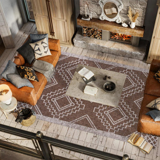 Marokko Diamond Tribal Medallion Indoor/outdoor Area Rug