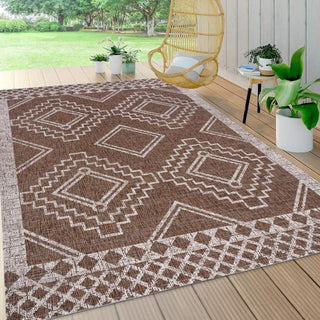 Marokko Diamond Tribal Medallion Indoor/outdoor Area Rug