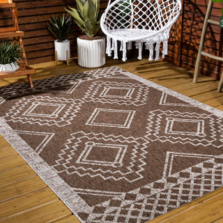 Marokko Diamond Tribal Medallion Indoor/outdoor Area Rug