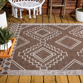 Marokko Diamond Tribal Medallion Indoor/outdoor Area Rug