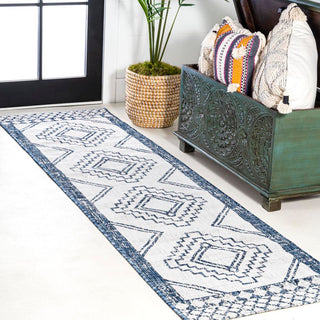 Marokko Diamond Tribal Medallion Indoor/outdoor Area Rug