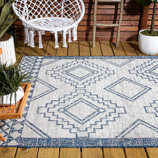 Marokko Diamond Tribal Medallion Indoor/outdoor Area Rug