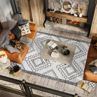 Marokko Diamond Tribal Medallion Indoor/outdoor Area Rug