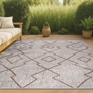 Carwa Tribal Diamond Trellis Indoor/outdoor Area Rug