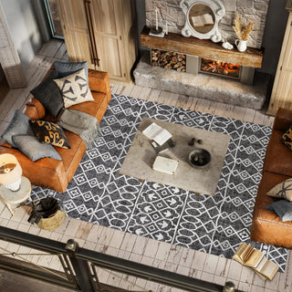 Kafel Tribal Bohemian Indoor/outdoor Area Rug