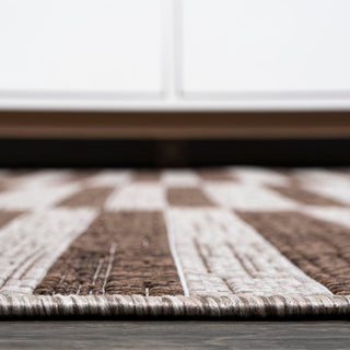 Sukie Modern Offset Stripe Indoor/outdoor Area Rug - JONATHAN Y