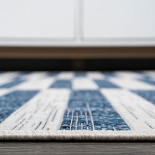 Sukie Modern Offset Stripe Indoor/outdoor Area Rug