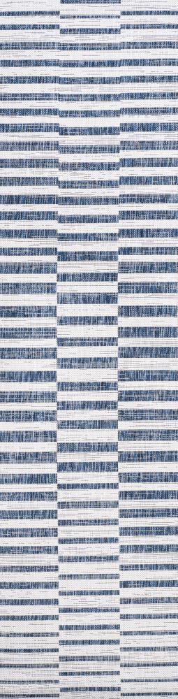 Sukie Modern Offset Stripe Indoor/outdoor Area Rug