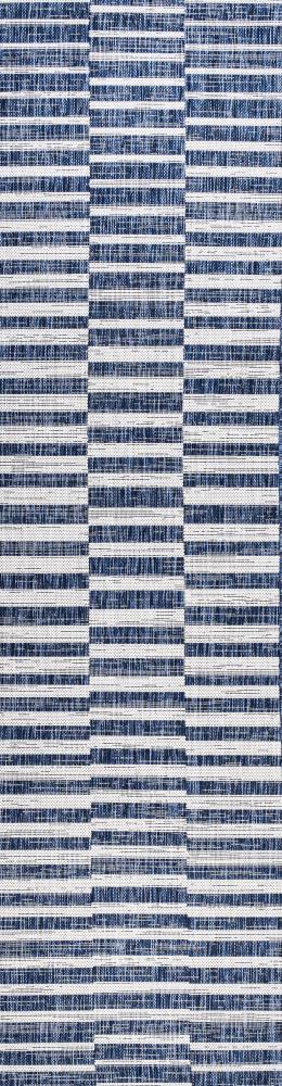 Sukie Modern Offset Stripe Indoor/outdoor Area Rug