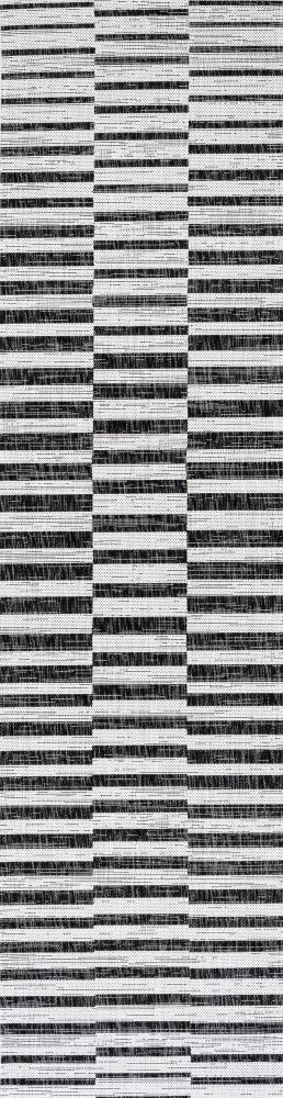 Sukie Modern Offset Stripe Indoor/outdoor Area Rug