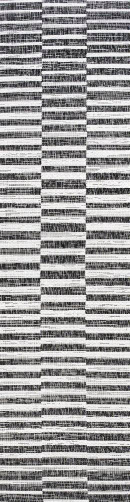 Sukie Modern Offset Stripe Indoor/outdoor Area Rug