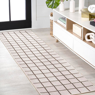 Grid Modern Squares Indoor/outdoor Area Rug - JONATHAN Y
