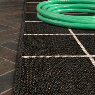 Grid Modern Squares Indoor/outdoor Area Rug