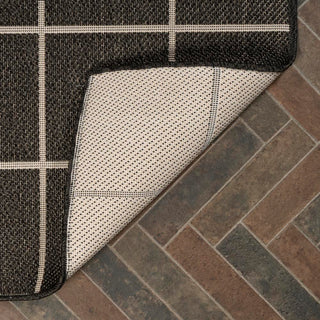 Grid Modern Squares Indoor/outdoor Area Rug - JONATHAN Y