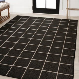 Grid Modern Squares Indoor/outdoor Area Rug - JONATHAN Y
