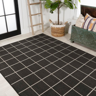 Grid Modern Squares Indoor/outdoor Area Rug - JONATHAN Y