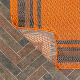 James Modern Border Stripe Indoor/outdoor Area Rug - JONATHAN Y