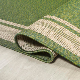 James Modern Border Stripe Indoor/outdoor Area Rug