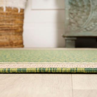 James Modern Border Stripe Indoor/outdoor Area Rug