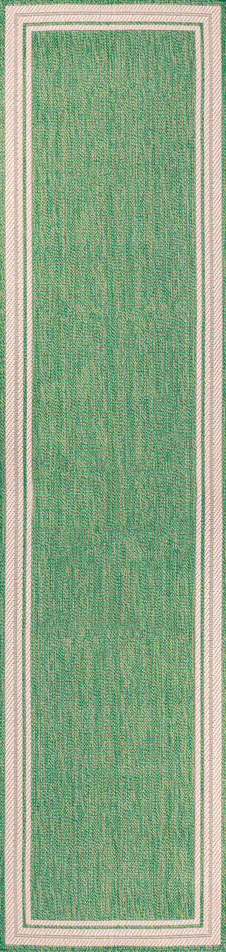 James Modern Border Stripe Indoor/outdoor Area Rug