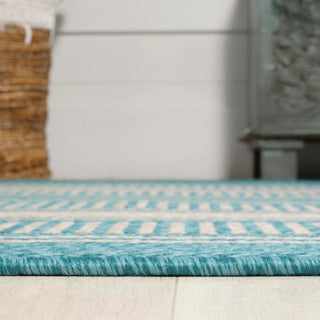 Haynes Modern Double Stripe Indoor/outdoor Area Rug - JONATHAN Y