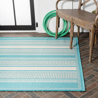 Haynes Modern Double Stripe Indoor/outdoor Area Rug - JONATHAN Y