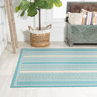Haynes Modern Double Stripe Indoor/outdoor Area Rug - JONATHAN Y