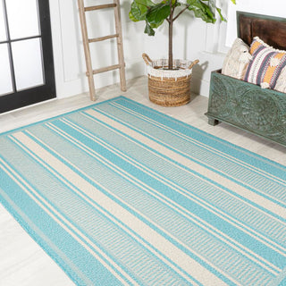 Haynes Modern Double Stripe Indoor/outdoor Area Rug - JONATHAN Y
