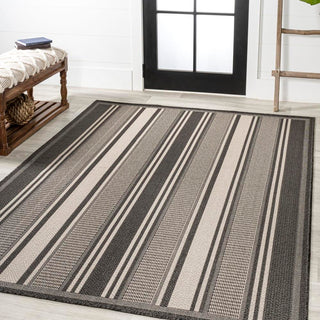 Haynes Modern Double Stripe Indoor/outdoor Area Rug - JONATHAN Y