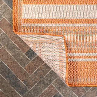Haynes Modern Double Stripe Indoor/outdoor Area Rug