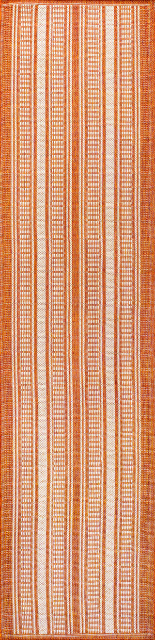 Haynes Modern Double Stripe Indoor/outdoor Area Rug