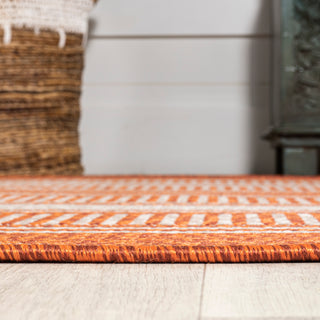 Haynes Modern Double Stripe Indoor/outdoor Area Rug