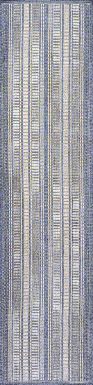 Haynes Modern Double Stripe Indoor/outdoor Area Rug
