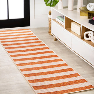 Negril Two-tone Wide Stripe Indoor/outdoor Area Rug