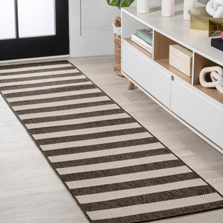 Negril Two-tone Wide Stripe Indoor/outdoor Area Rug