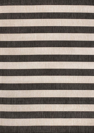 Negril Two-tone Wide Stripe Indoor/outdoor Area Rug - JONATHAN Y