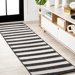 Negril Two-tone Wide Stripe Indoor/outdoor Area Rug