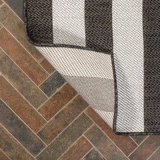 Negril Two-tone Wide Stripe Indoor/outdoor Area Rug