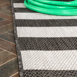 Negril Two-tone Wide Stripe Indoor/outdoor Area Rug