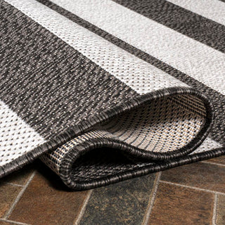 Negril Two-tone Wide Stripe Indoor/outdoor Area Rug