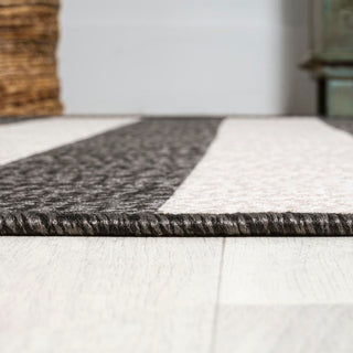 Negril Two-tone Wide Stripe Indoor/outdoor Area Rug