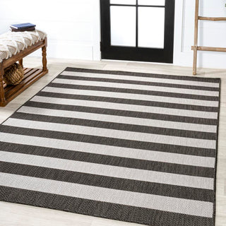 Negril Two-tone Wide Stripe Indoor/outdoor Area Rug