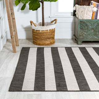 Negril Two-tone Wide Stripe Indoor/outdoor Area Rug