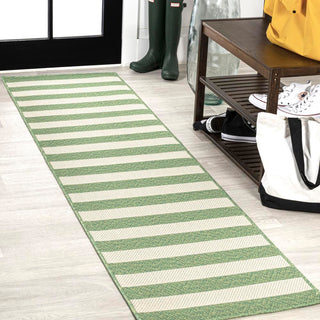 Negril Two-tone Wide Stripe Indoor/outdoor Area Rug