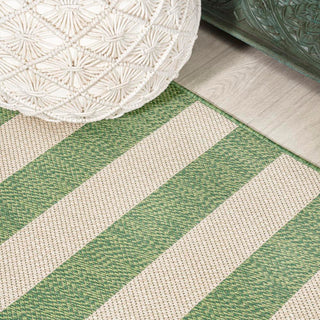 Negril Two-tone Wide Stripe Indoor/outdoor Area Rug