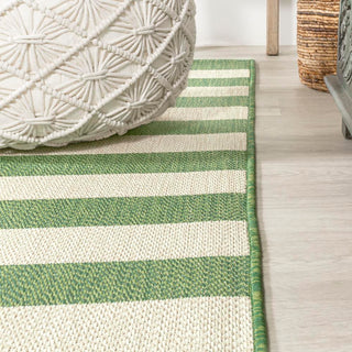 Negril Two-tone Wide Stripe Indoor/outdoor Area Rug