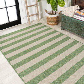 Negril Two-tone Wide Stripe Indoor/outdoor Area Rug