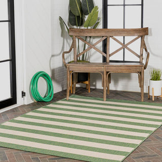 Negril Two-tone Wide Stripe Indoor/outdoor Area Rug