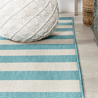 Negril Two-tone Wide Stripe Indoor/outdoor Area Rug