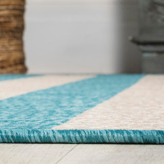 Negril Two-tone Wide Stripe Indoor/outdoor Area Rug